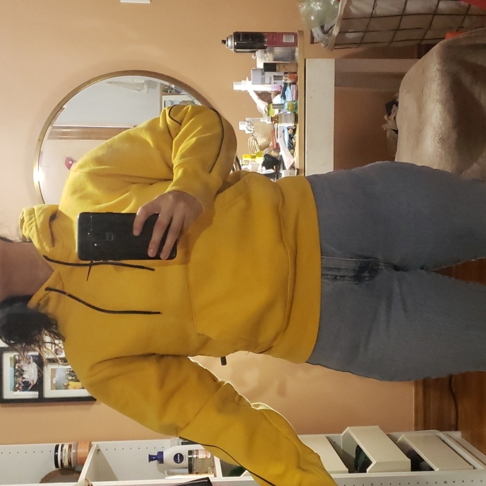Nike x NOCTA Hooded Yellow Sweatshirt. gentle used Drake collaboration